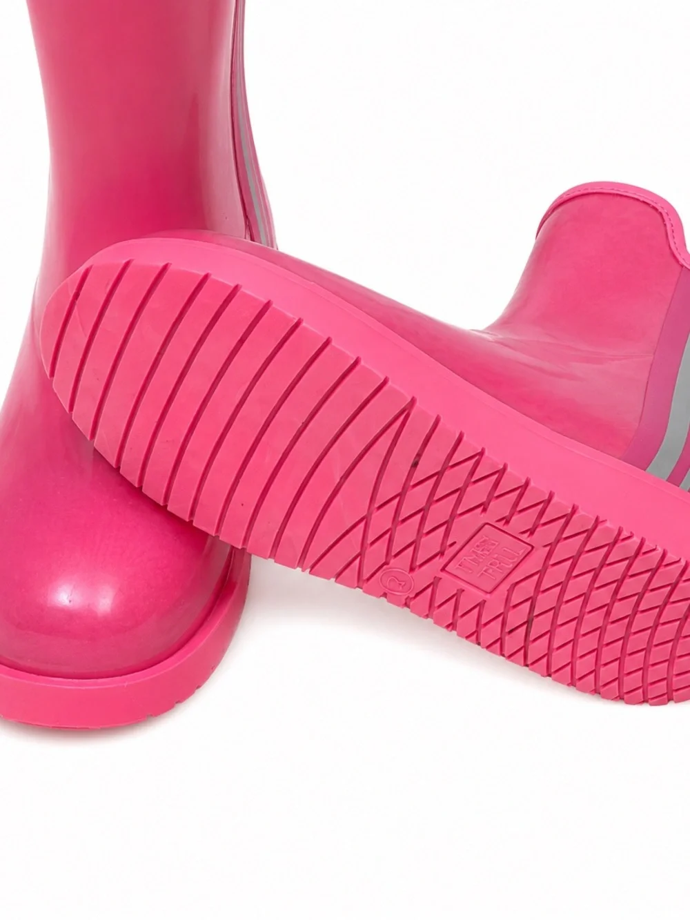 Hot Pink Fleece Lined Rain Boots Womens 8 Ankle Snow Winter Boots